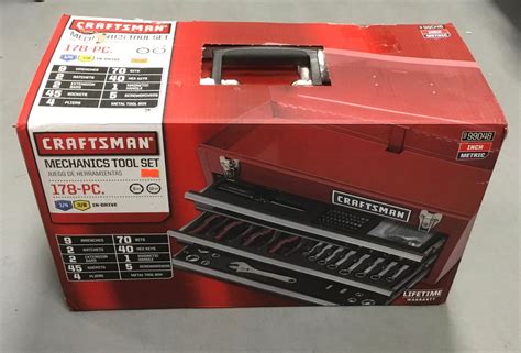 Craftsman 178 Piece Mechanics Tool Set with 21 Inch Metal Tool 